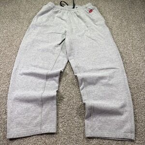 Nine Therma Fit Super Baggy Gray Sweatpants Open Leg 32/29 Baggy Essentials L